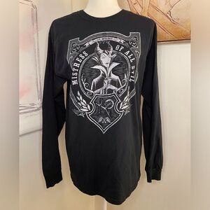 Long Sleeve T-Shirt Disney Maleficent Size M Black